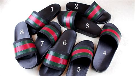 black gucci sneakers replica|gucci slides are they real.